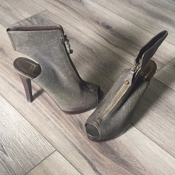 Stuart Weitzman Shoes - Stuart Weitzman Peep Toe Ankle Boots
